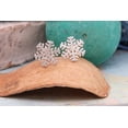 thumbnail image 3 of Dazzlingrock Collection 0.35 CT Round White Diamond Snowflake Stud Earrings for Her in 14K Rose Gold, 3 of 6