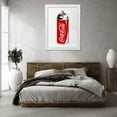 thumbnail image 3 of Stephen Chambers 25x32 White Modern Wood Framed Wall Art Titled - Original Spray, 3 of 6
