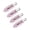 purple, variant on 4pcs/set Seamless No Bend No Mark Hairpin Curl Makeup Hair Clip Hair Style Bang Clip for Women