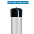 thumbnail image 5 of Tapones de extremo de PVC flexible negros de 2,5 cm Acocony, paquete de 12, 5 of 5