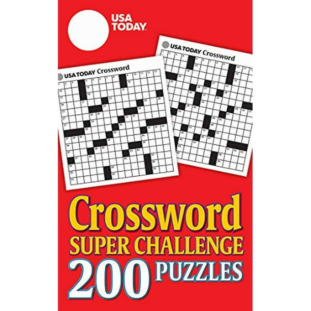 USA Today Crossword Super Challenge: 200 Puzzles (USA Today Puzzles) Paperback - USED - VERY GOOD Condition