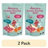 (2 pack) Amara Organic Smoothie Melts, Carrot Raspberry, Baby & Toddler Snack, No Added Sugar, Stage 2, 1 oz Bag