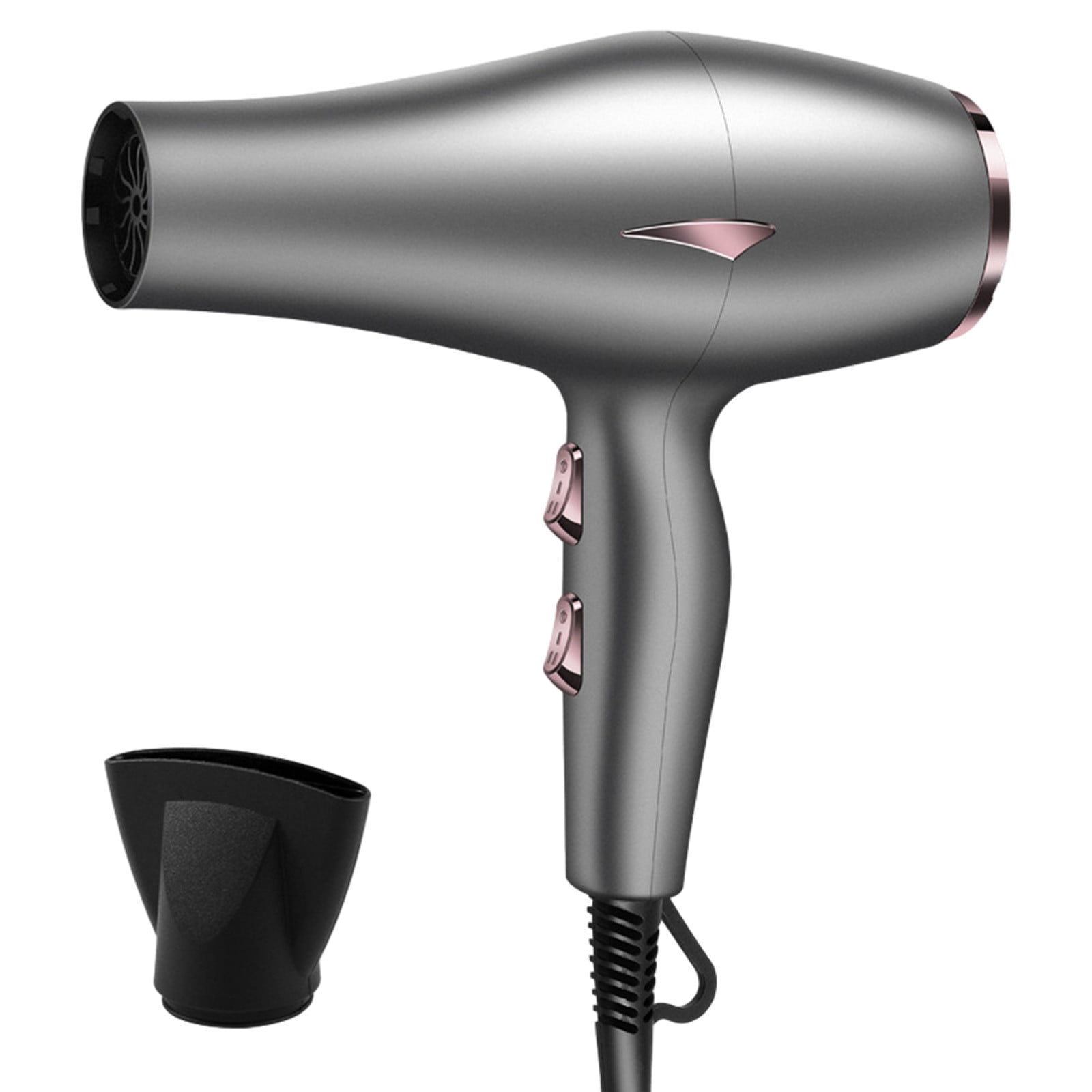 Travel Hair Dryer, Diffuser Attachment, Lightweight Design, for