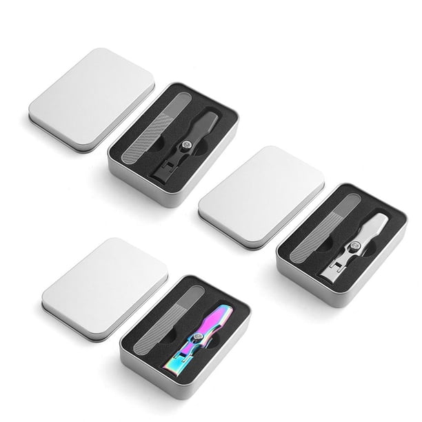 Wartleves Cortaúñas portátil Cortaúñas ultra afilado de acero inoxidable para uñas de los pies Tijeras de manicura con abertura de mandíbula ancha Splash