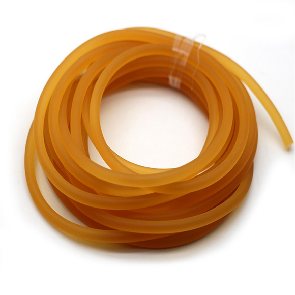 6mm Solid 10Meter High Elasticity Latex Rubber Band Elastic Rope for Fishing Slingshots Industry Sports Training Yellow