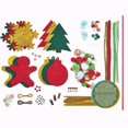 thumbnail image 2 of Juego de juguetes hechos a mano de bricolaje, juguete educativo de fieltro navideño, kit de material de fieltro para niños, kit de material de juguete de fieltro navideño creado magistralmente, 2 of 6