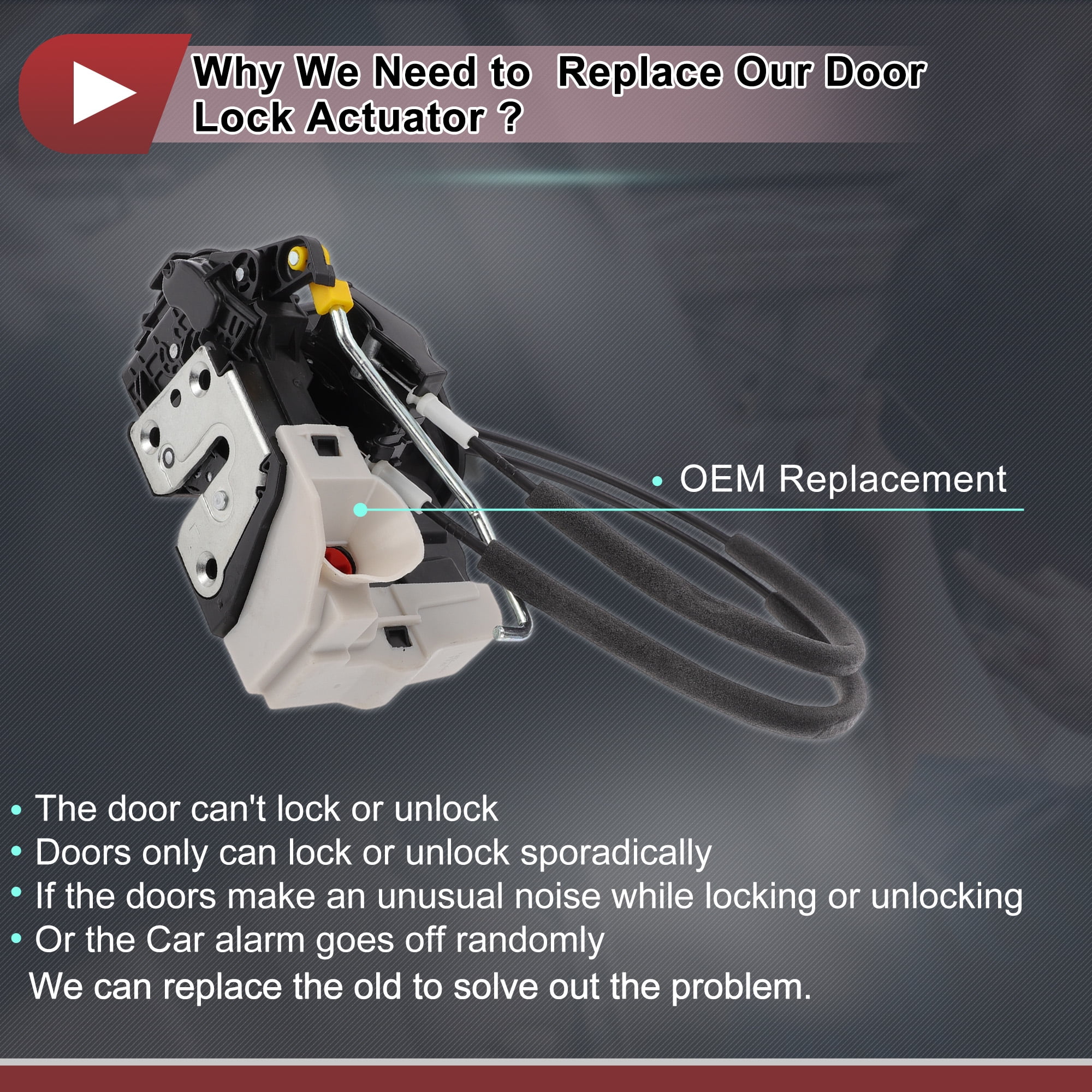 Unique Bargains Power Door Lock Actuator Motor for Kia Optima 2011-2013 Front Left