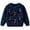 Dark Blue, variant on Bobifish Toddler Light Blue Crew Neck Sweater Red Cherry Applique Long Sleeve Soft Cute Kids Outdoor Activities & Home Wear Daily Knitted Pullover Top