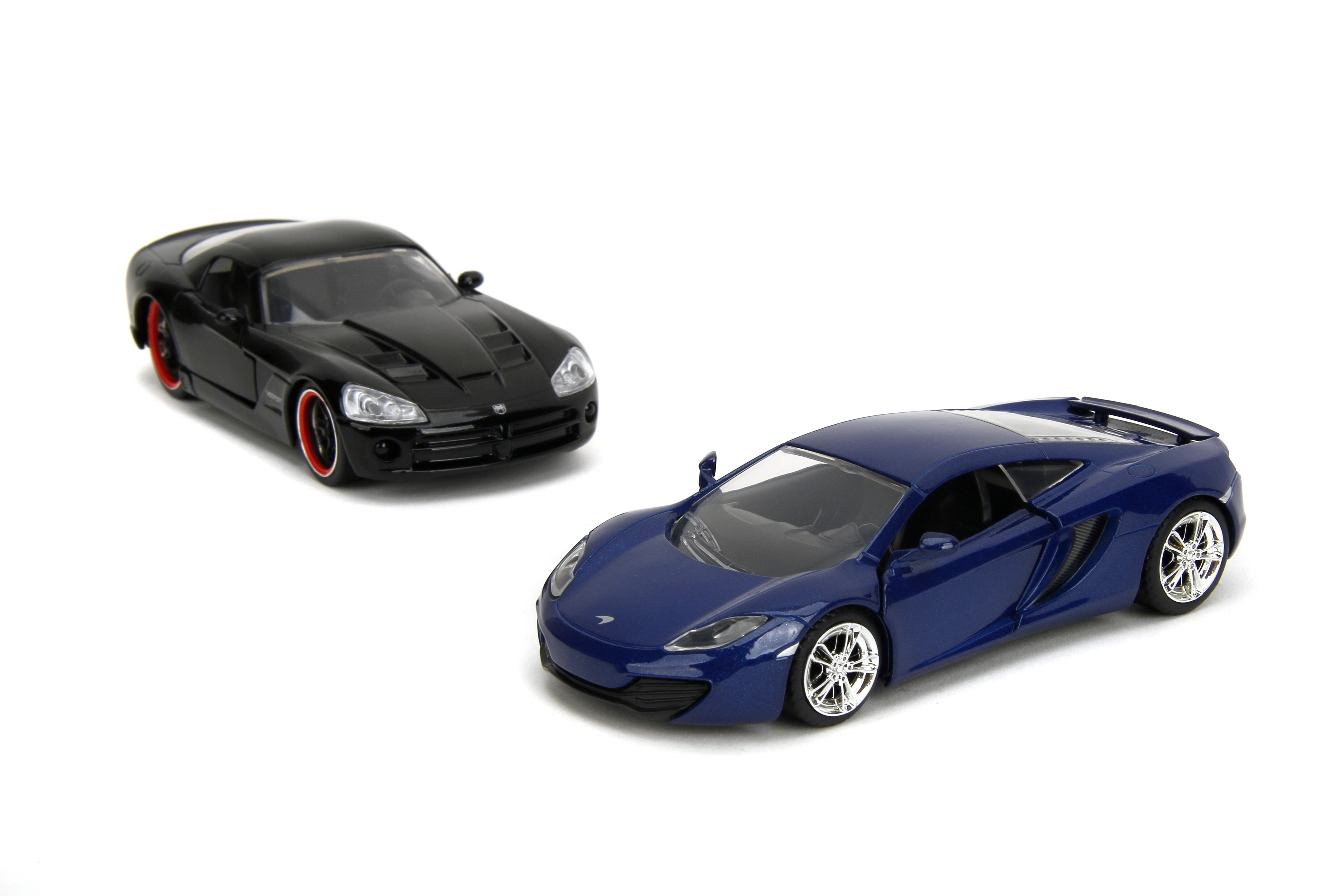 JADA TOYS JADA FAST & FURIOUS LEGACY 1:32 TWIN PACK, MCLAREN MP4 12C & 2008 DODGE VIPER DIE-CAST CARS, MODEL VEHICLES