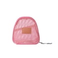 thumbnail image 2 of Bolsa de cosméticos de viaje de malla transparente con múltiples compartimentos - Organizador portátil impermeable de maquillaje para artículos de aseo y pinceles, 2 of 7