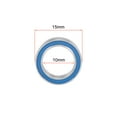 thumbnail image 4 of 6700-2RS Deep Groove Ball Bearing 10x15x4mm Blue Sealed Chrome Steel Bearing 5pcs, 4 of 4