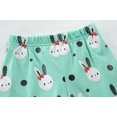 thumbnail image 4 of Little hand Toddler Girls Pajamas Set Easter Gift Rabbit Bunny Cute Easter Kids Sleepwear 2PJS 2-7T, 4 of 5