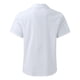 thumbnail image 5 of Camisas De Franela Para Hombre Camisa holgada de talla grande informal sólida de lino y algodón para hombre, camisa de manga corta con cuello vuelto para hombre (White, M), 5 of 7