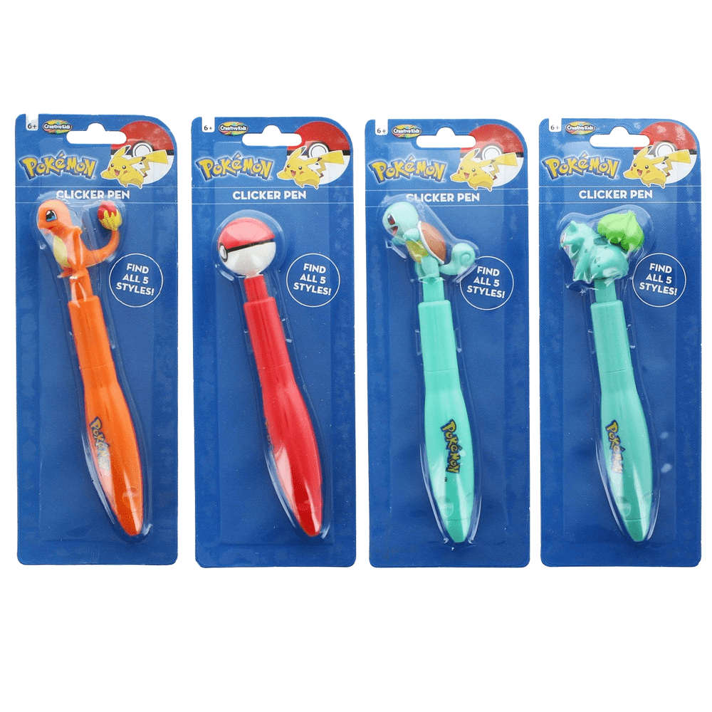 Pokemon Clicker Pen Set Of 4 Walmart Canada