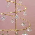thumbnail image 3 of Christmas Tree Light Night Light Wrought Iron Tree Decorative for Bedroom Living Room Decor Gold M, 3 of 7