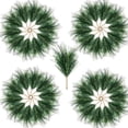 thumbnail image 7 of 8Pcs Artificial Pine Needles Branches 4 Inch, Lifelike Fir Greenery Picks for Christmas Wreaths Centerpieces, Small Pine Twigs Stems for Holiday Tree Arrangements Home Decor Use, 7 of 7