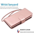 thumbnail image 4 of 6.5" Galaxy A03S 5G Wallet Case, Samsung Galaxy A03S 5G 2021 PU Leather Case, Njjex Luxury PU Leather 9 Card Slots Holder Carrying Folio Flip Cover Kickstand & Hand Strap, 4 of 5
