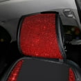 thumbnail image 3 of Blingbling Universal Fit Diamond Car Seat Covers, Colorful Rhinstone Front + Rear with 4 Pillow All Set Seat Covers (Red), 3 of 9