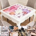 thumbnail image 6 of Hawaii Mahjong Mat for Table, 31.5*31.5in Anti Slip American Mahjong Table Cloth, Noise Reduction, Neoprene Mah jongg Mat with Carrying Bag & 3 Dices, Mahjong Set Gift for Board Tile Games Mats, 6 of 7
