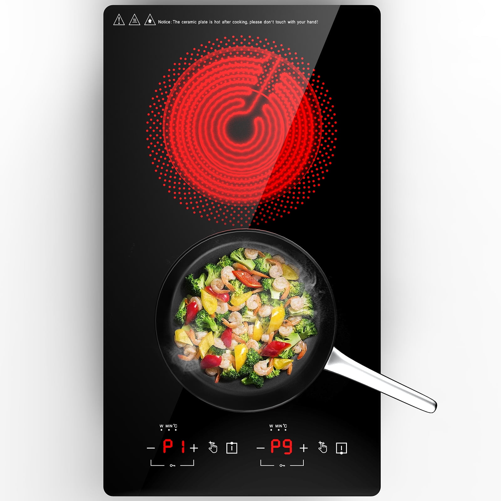 induction cooker watt to celsius