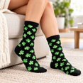 thumbnail image 6 of COUVER Women's Patterned Crew Socks St. Patrick B Size 9-11 6 Pairs (12 Count), 6 of 6