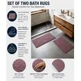 thumbnail image 2 of Better Homes & Gardens 2 Piece Paver Diamond Tufted Memory Foam Bath Rug Set, Violet Gem, 17" x 24" & 20" x 30", 2 of 8
