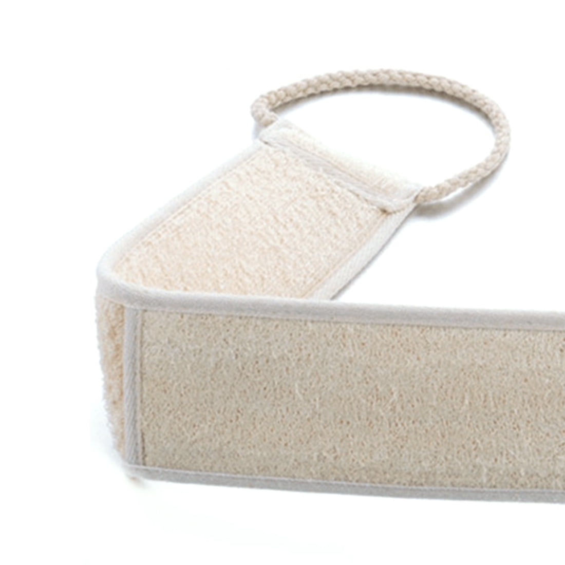 Exfoliating Loofah Back Strap Sponge Body Shower Brush Cotton Towel