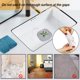 thumbnail image 4 of Tapa de drenaje cuadrada para ducha, tapón de silicona con ventosa, fácil de instalar, traje para baño, bañera, cocina, paquete de 2 (blanco), 4 of 7