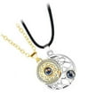 thumbnail image 6 of Magnetic Couple Necklace for Him Her Moon Sun Shape Matching Necklace Couple Necklace, 6 of 8