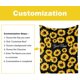 thumbnail image 2 of LHSHID Sunflower Gifts for Women Mom Personalized Sunflower Blanket Custom Blanket with Name Flannel Throw Blankets Customized Birthday Christmas Thanksgiving Gifts for Women Girls Kids, 2 of 5