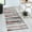 Red, variant on Luxe Weavers Victoria Collection 9085 Red 2x7 Abstract Area Rug