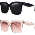 thumbnail image 1 of Gafas de Sol TAOTAOQI Vintage Cuadradas Grandes con Protección UV400 para Mujer, 1 of 8