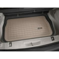 thumbnail image 2 of WeatherTech Cargo Trunk Liner compatible with Chrysler Pacifica Hybrid, Voyager, Pacifica - Behind 3rd Row Tan, 2 of 4