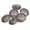 Antique Silver 44L, variant on Mibo 10pcs Zinc Die Cast Metal Shank Button - Renaissance Floral Pattern - 24L(15mm) - Antique Brass