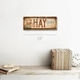 thumbnail image 2 of Framed, Outdoor Hay Rides 4"x12" Metal Sign, Wall Décor for Seasonal and Holidays, 2 of 4