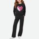thumbnail image 1 of Cowsor Little Girls Outfits 2 Piece Toddler Long Sleeve Sweatshirt Leggings Pants Clothing Set, 1 of 5