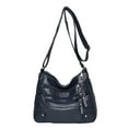 thumbnail image 1 of MIASHUI Women Soft Leather Shoulder Bags Classic Designer Crossbody Handbag Purse for Everyday Use, 1 of 2