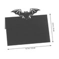 thumbnail image 3 of 50pcs Bat Places Cards Black Blank Place Cards Table Seating Place Cards for Halloween, 3 of 8