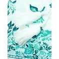 thumbnail image 6 of Qmyliery Women Floral Dress, Short Sleeve V Neck High Waist Drawstring Slimming Casual Party Party Short Midi, 6 of 9