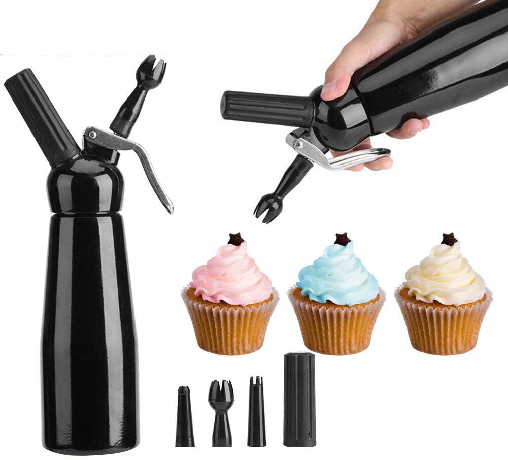 SIEYIO ABS Hand Pump Kitchen Cream Whipper DIY Pitchers Manual Milk Frother  Foam Maker Shop Tools Multipurpose Homemaker 