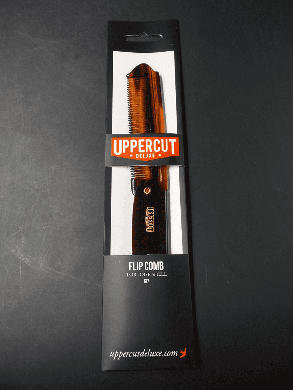 Uppercut Deluxe CT7 Tortoise Shell Flip Comb - Brown