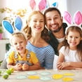 thumbnail image 6 of 50% off! 6 Piece Set Easter Themed Plunger Cutters Baking Supply Easter Eggs Cookies Cutter Fondant Stampers, 6 of 6