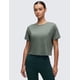 thumbnail image 2 of Remera CRZ YOGA de Manga Corta y Espalda Abierta Crop Top Gris Salvia L, 2 of 4