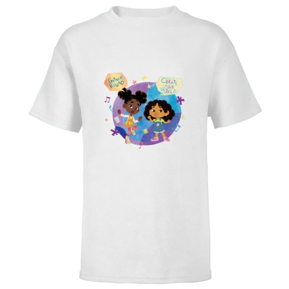 Disney Rise Up, Sing Out - Short Sleeve T-Shirt for Kids - Customized-White