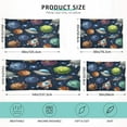 thumbnail image 2 of GZHJMY Cartoon Spaceship Rocket Pillowcase, Super Soft Pillow Shams Covers, Plush Cozy Pillow Cases with Zipper, 21" X 54"（510）, 2 of 6