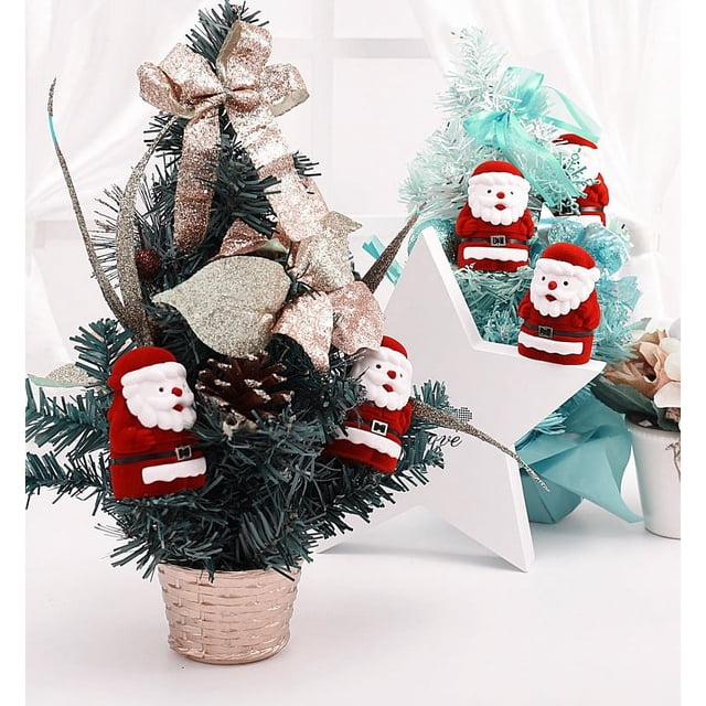 Joyero Xihbxyly con Anillo y Pendientes de Papá Noel Clásico