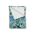 thumbnail image 2 of Starfish Soft Flannel Fleece Throw Blanket, Aquarium Inspired Composition Tropical Seashells and Scallops Cockles and Clams, Cozy Plush for Indoor and Outdoor Use, 60" x 80", Multicolor, by Ambesonne, 2 of 6