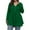 Green, variant on Baqcunre Long Sleeve Shirts For Women Women'S Long Sleeve V Neck Button Pleated Solid Color Plus Size T Shirt Top Plus Size Tops Womens Blouses Army Green L