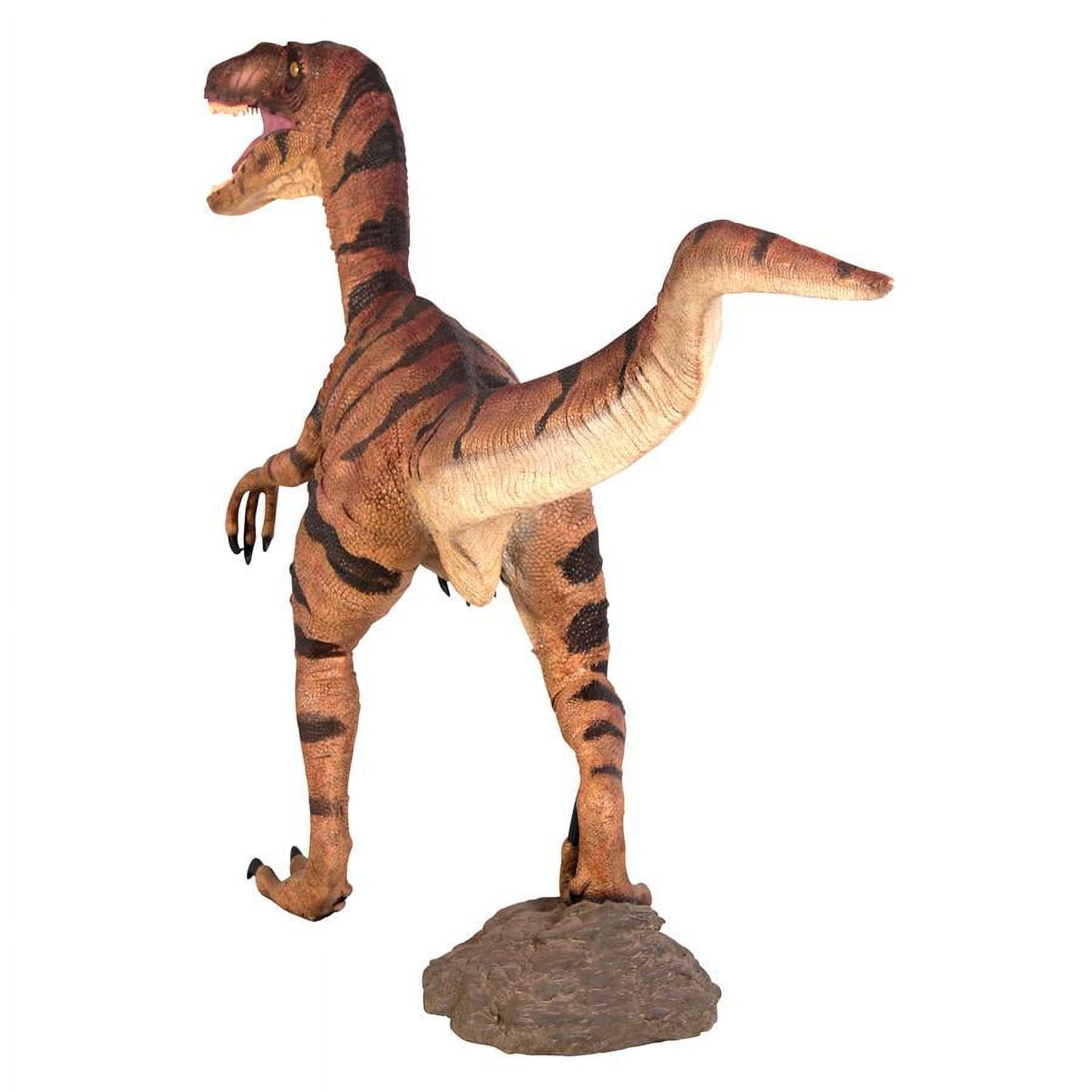 Design Toscano 50.5 in. H Jurassic Sized Deinonychus Dinosaur Statue  NE120002 - The Home Depot