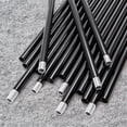 thumbnail image 4 of 20 Pack Matte Black M10 Threaded Extension Rod, 12 Inches Chandelier Hanging Rods for Pendant Light, Kitchen Island Lighting, Lamp Fixture Down-rods&Stems, Dining Room, Living Space (30cm), 4 of 8